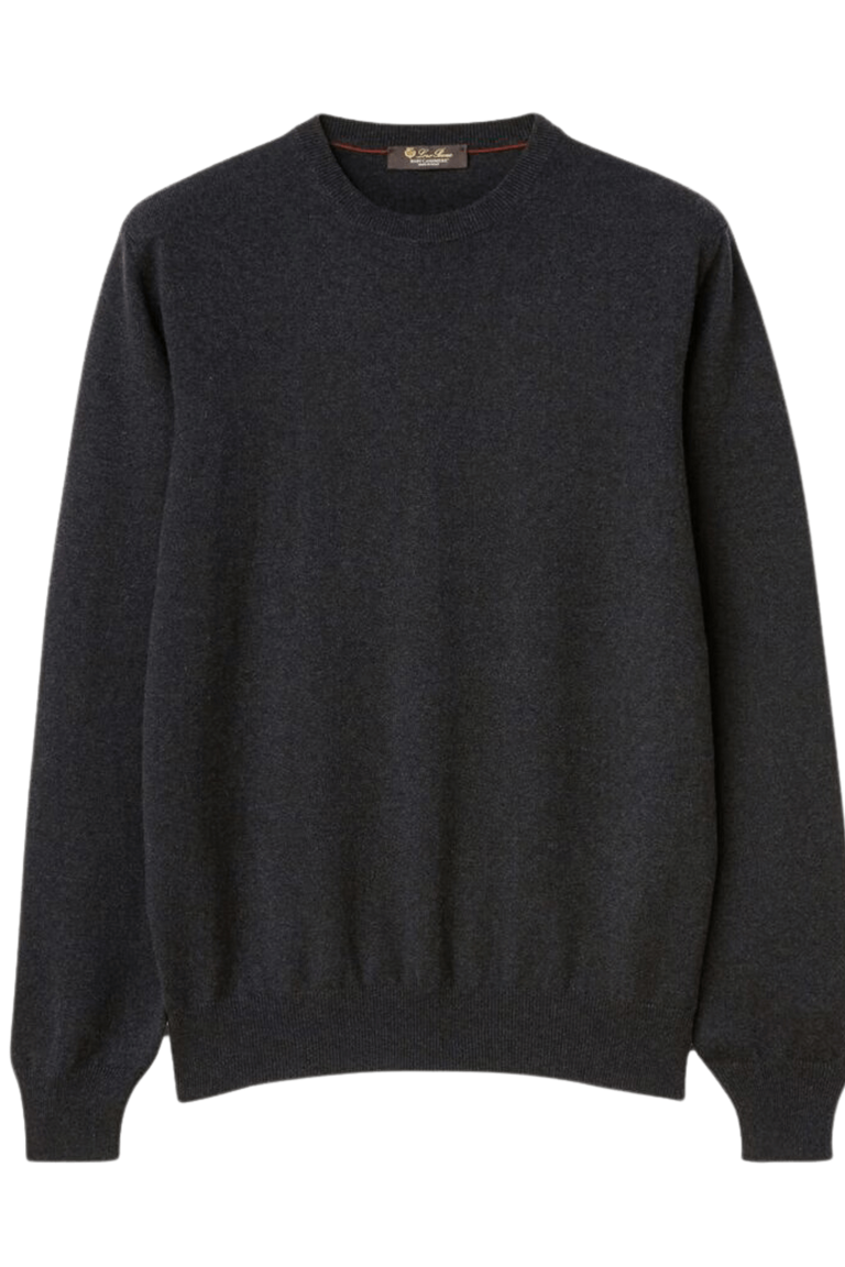 <tc>Loro Piana</tc> Cuello redondo clásico para hombre