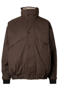 Loro Piana Veste de ski à capuche rembourrée Lech Storm System® en laine vierge mélangée pour homme