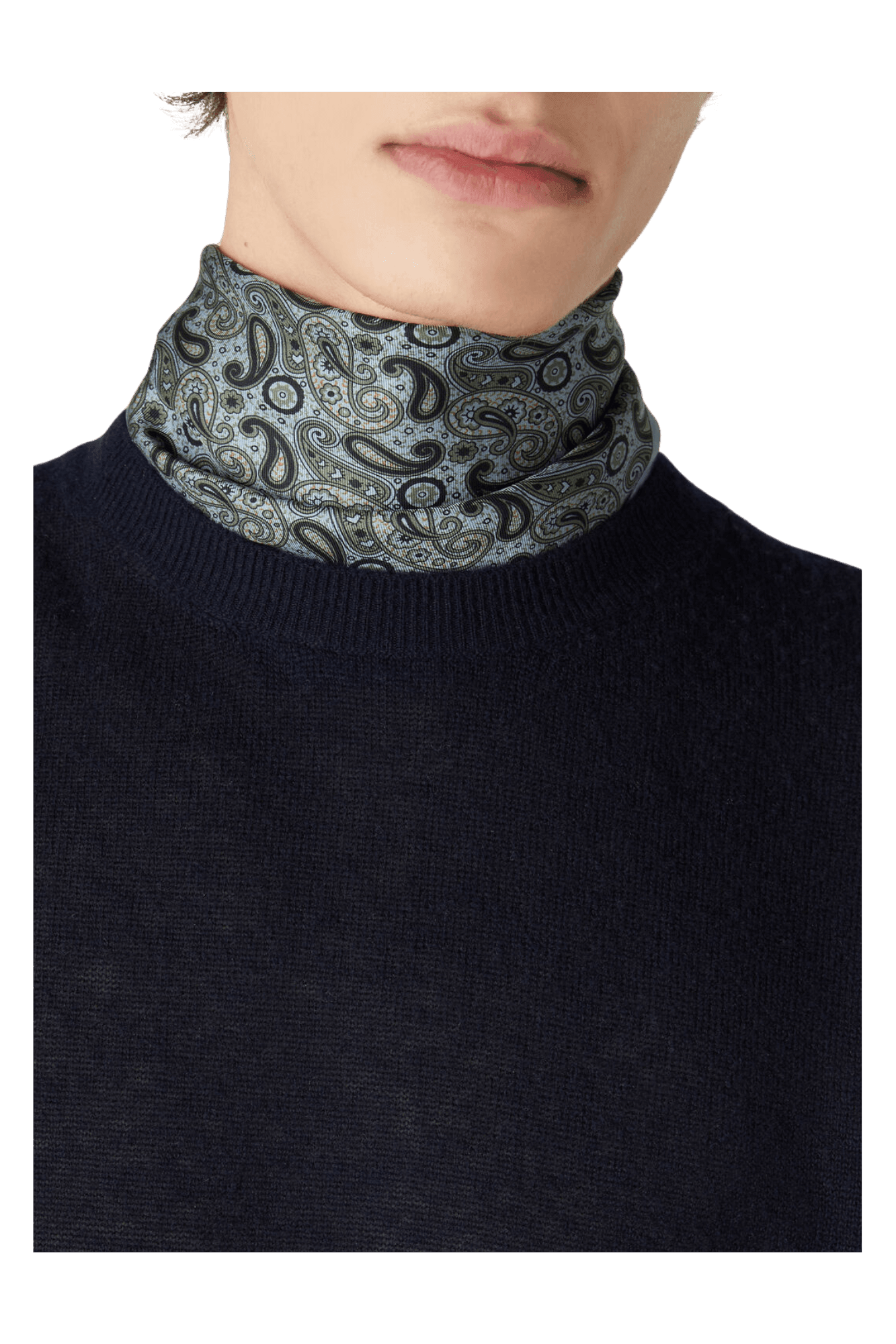 <tc>Loro Piana</tc> Jersey de cuello redondo Camino para hombre