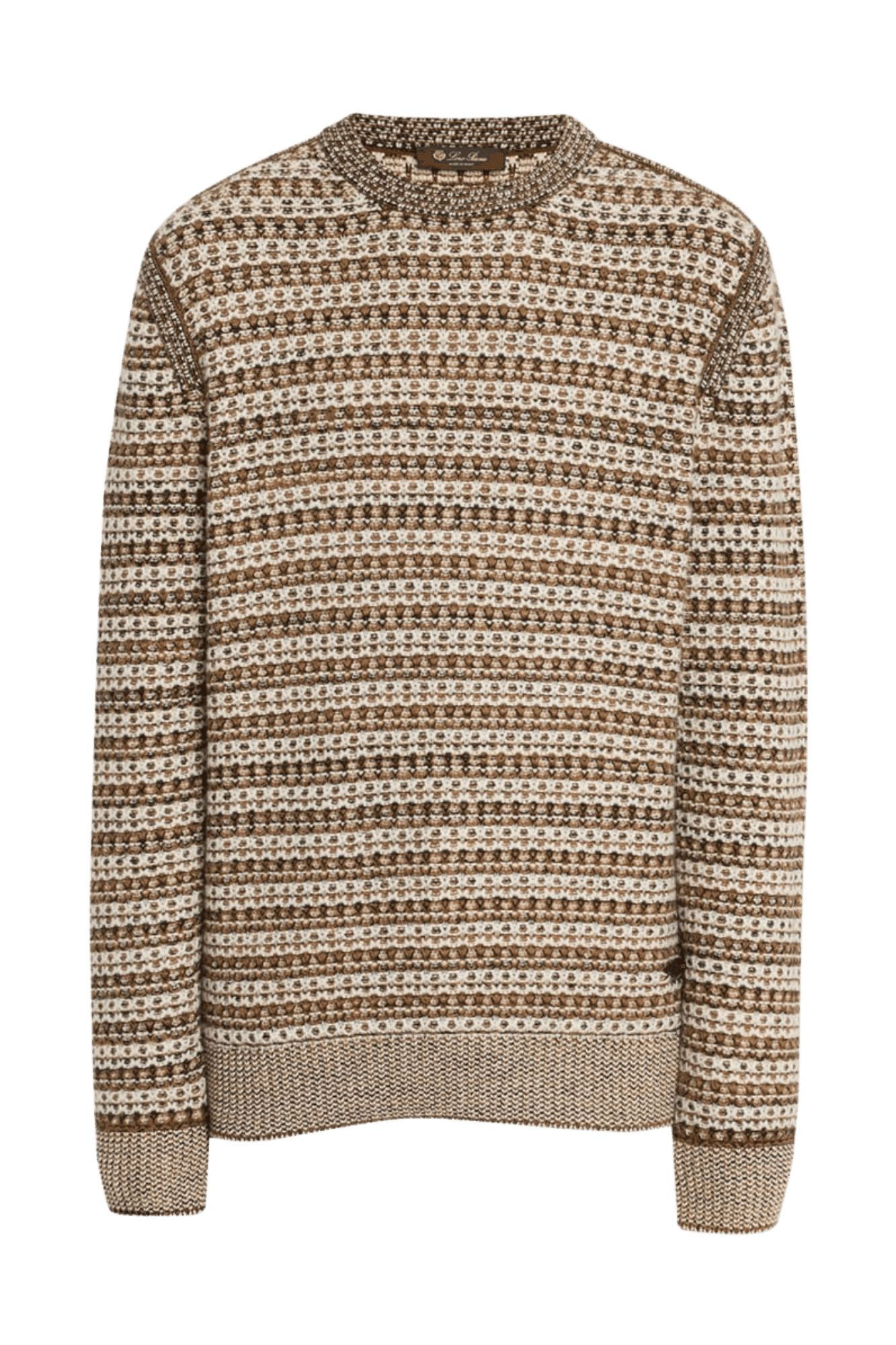 <tc>Loro Piana</tc> Suéter de cuello redondo de punto de cachemira Mancora para hombre