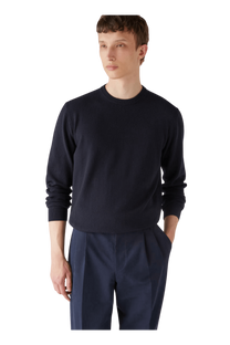 <tc>Loro Piana</tc> Cuello redondo clásico para hombre