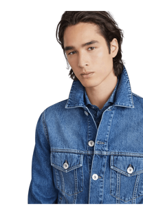 Brunello Cucinelli Men's Denim Four-pocket Jacket