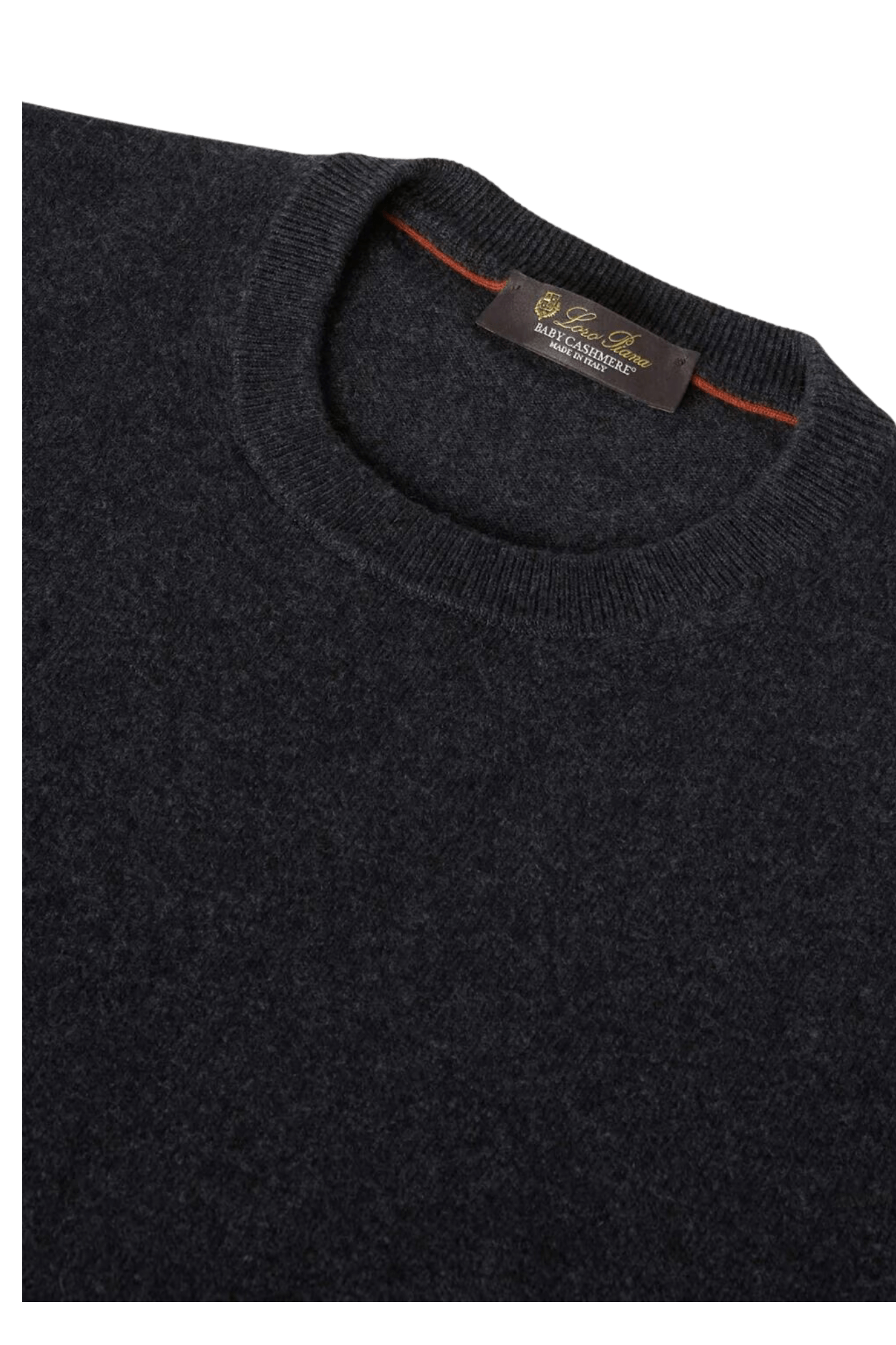 <tc>Loro Piana</tc> Cuello redondo clásico para hombre