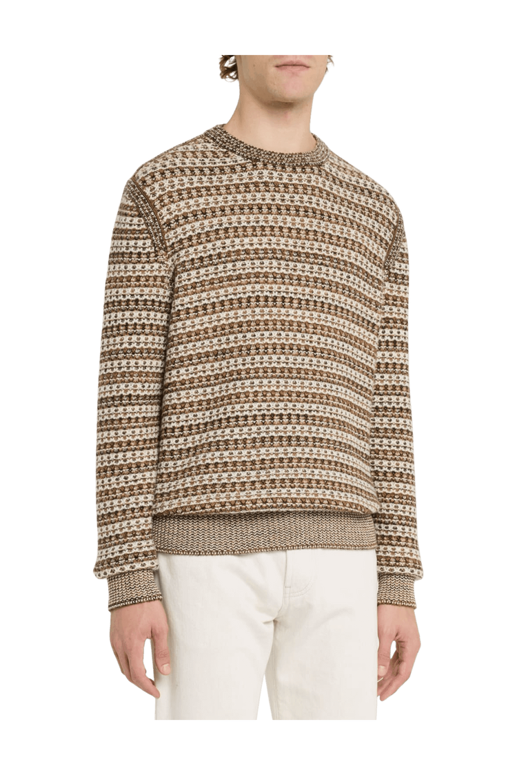 <tc>Loro Piana</tc> Suéter de cuello redondo de punto de cachemira Mancora para hombre