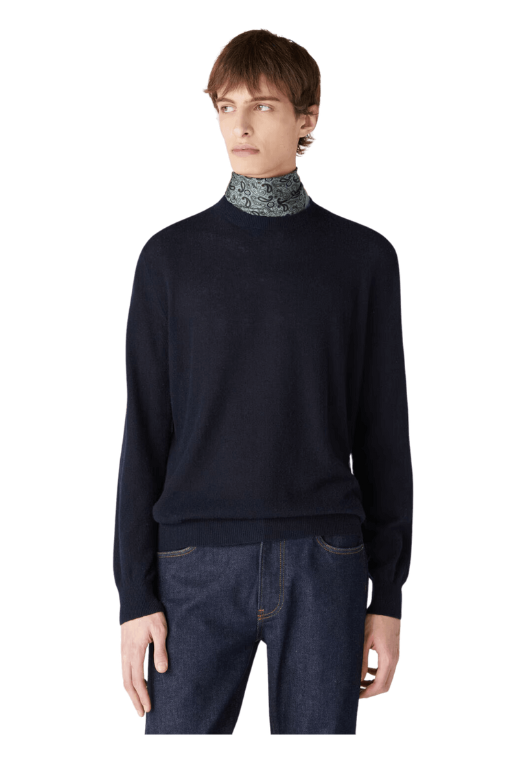 <tc>Loro Piana</tc> Jersey de cuello redondo Camino para hombre