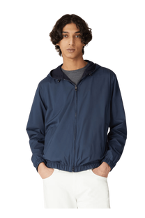 <tc>Loro Piana</tc> 男士連帽飛行員夾克