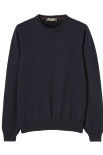 <tc>Loro Piana</tc> Cuello redondo clásico para hombre