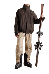 Loro Piana Veste de ski à capuche rembourrée Lech Storm System® en laine vierge mélangée pour homme
