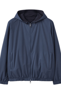 <tc>Loro Piana</tc> 男士連帽飛行員夾克