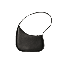 The Row Half Moon Bag in Leather (Grained Calfskin)