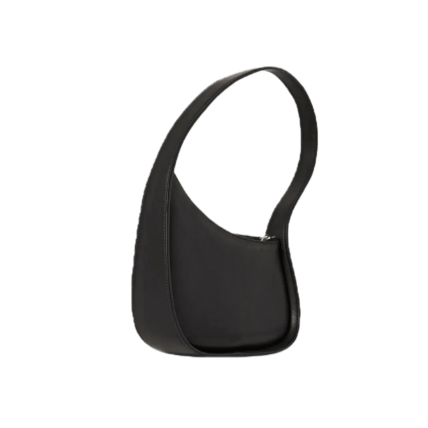 The Row Half Moon Bag in Leather (Grained Calfskin)