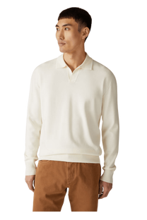 Loro Piana Men's Buttonless Polo-Shirt