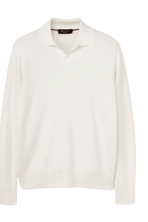 Loro Piana Men's Buttonless Polo-Shirt