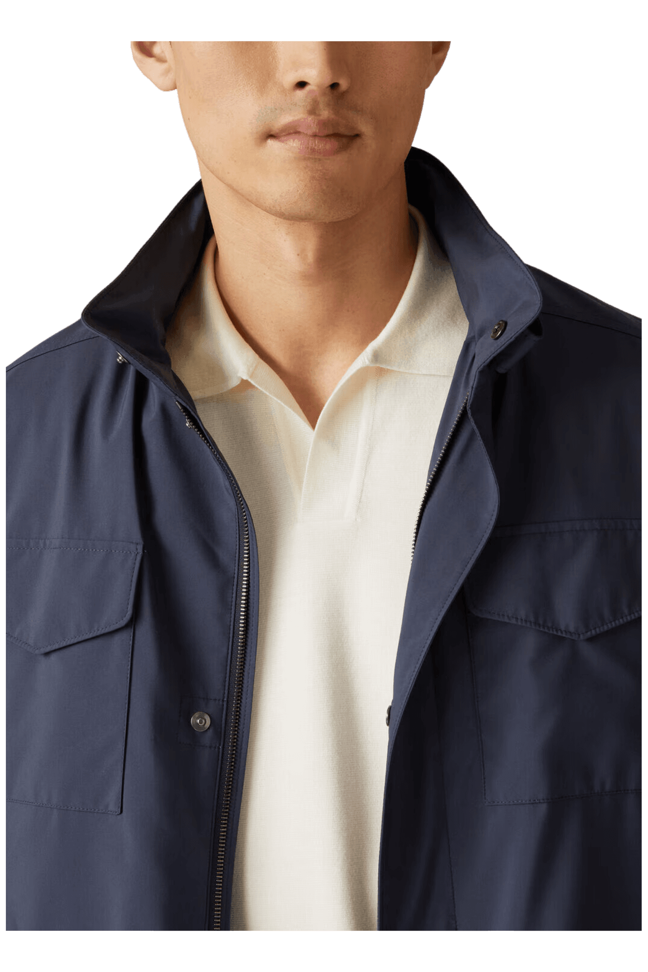Loro Piana Men's Buttonless Polo-Shirt