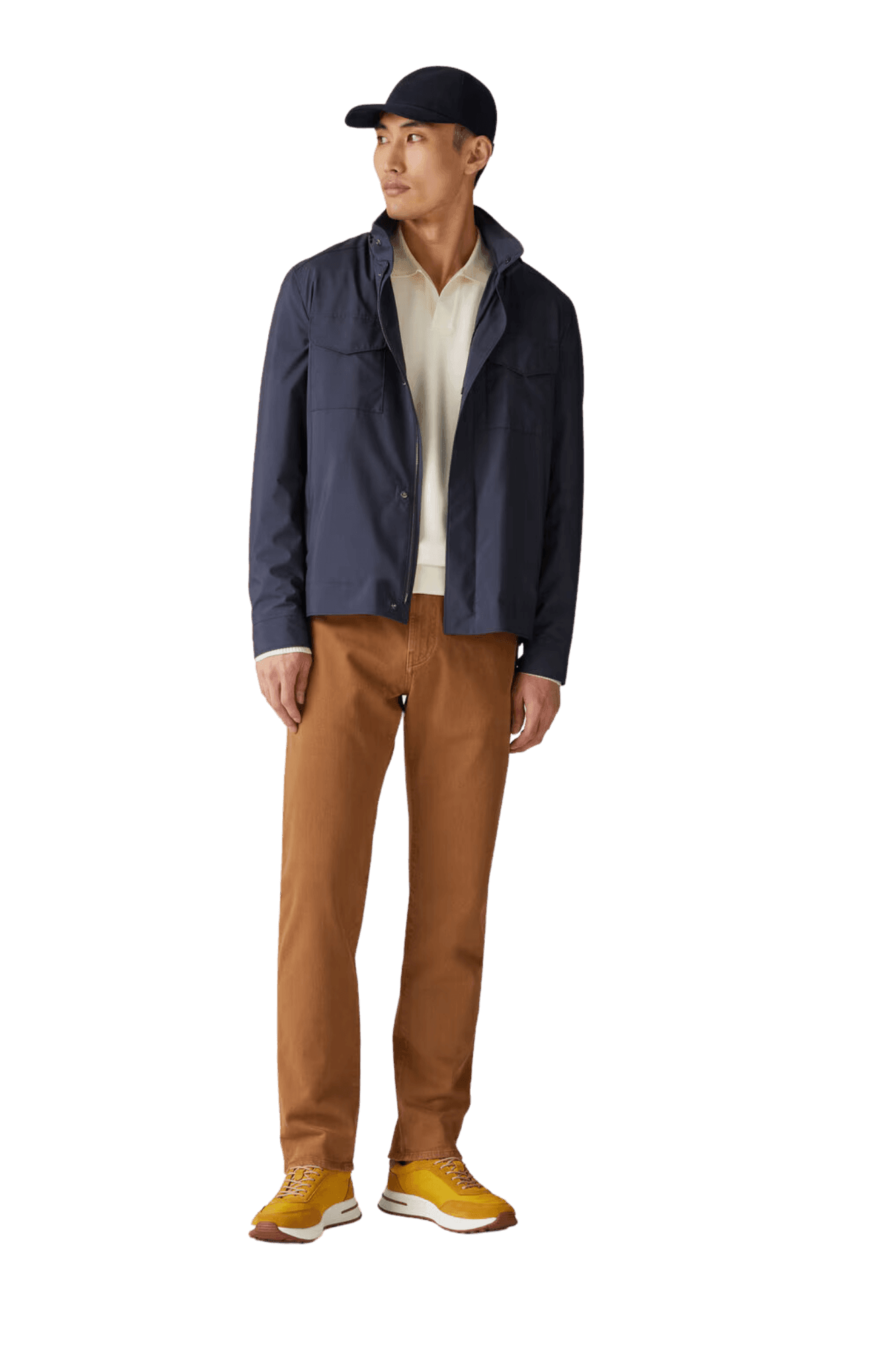 Loro Piana Men's Buttonless Polo-Shirt