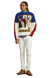 <tc>Ralph Lauren</tc> เสื้อสเวตเตอร์โปโลสกีผสมขนสัตว์สำหรับผู้ชาย