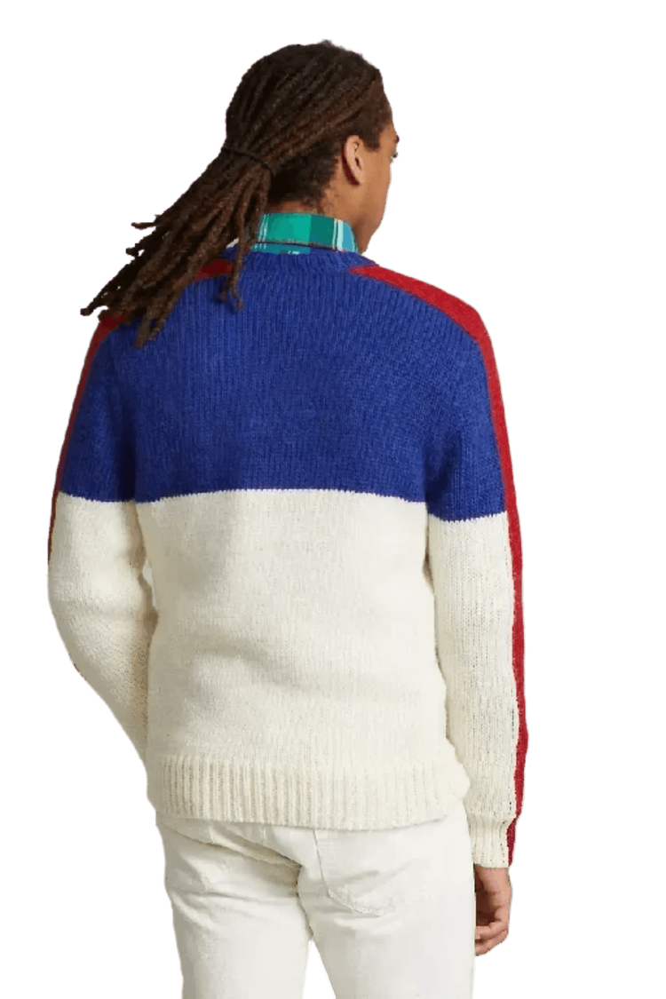 <tc>Ralph Lauren</tc> เสื้อสเวตเตอร์โปโลสกีผสมขนสัตว์สำหรับผู้ชาย