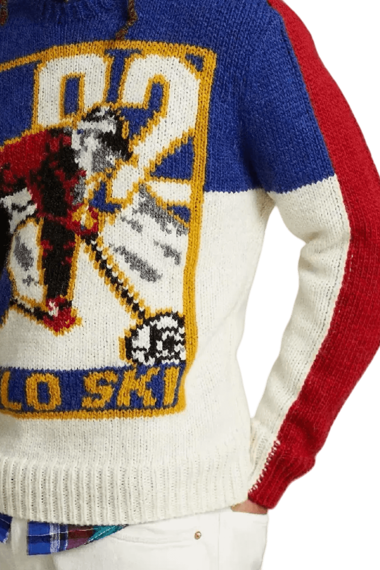 <tc>Ralph Lauren</tc> 男士 Polo 滑雪羊毛混紡毛衣